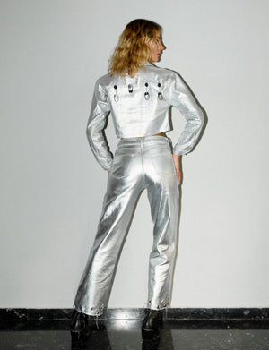 REFLECTION ΜΕΤALIC TROUSER